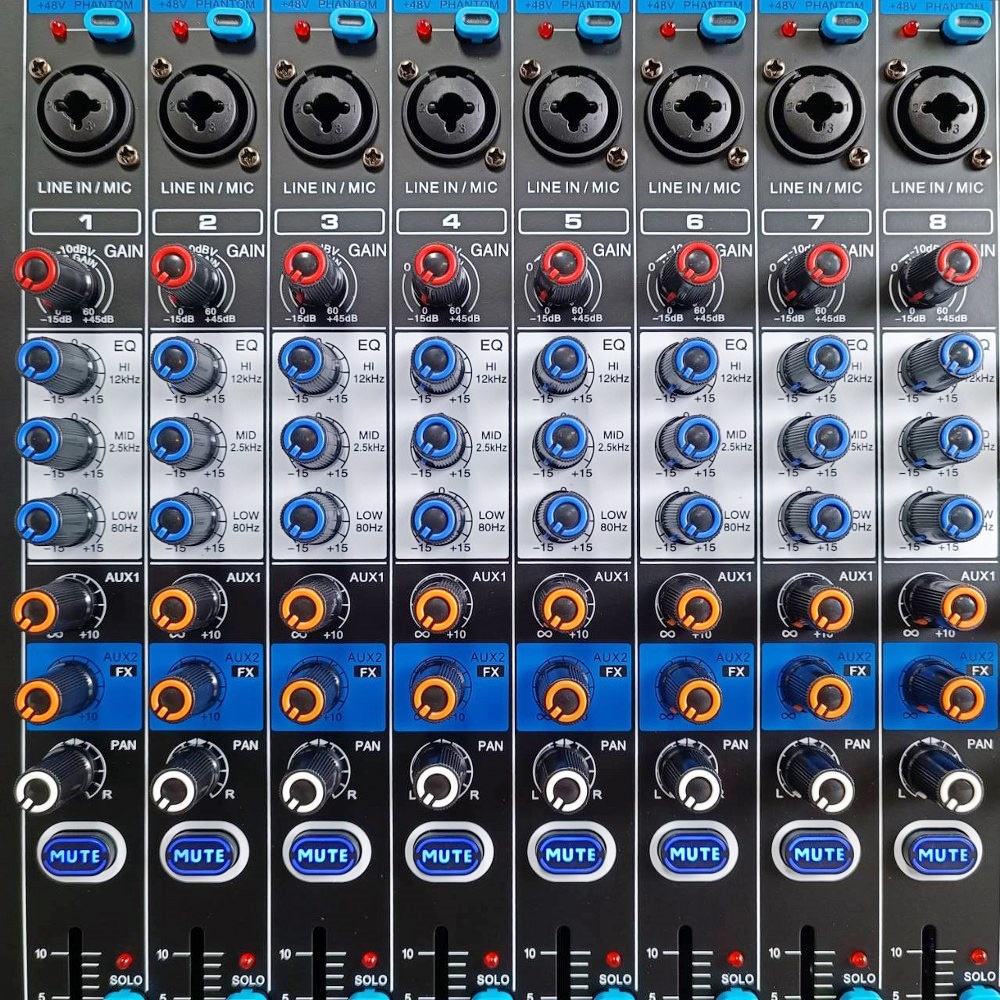 TADA AM-Q8P powermixer 350 watt EFX USB บลูทูส TA DA มิกเซอร์อนาล็อก AM Q8P ธาดา AMQ8P เอไอ-ไพศาล