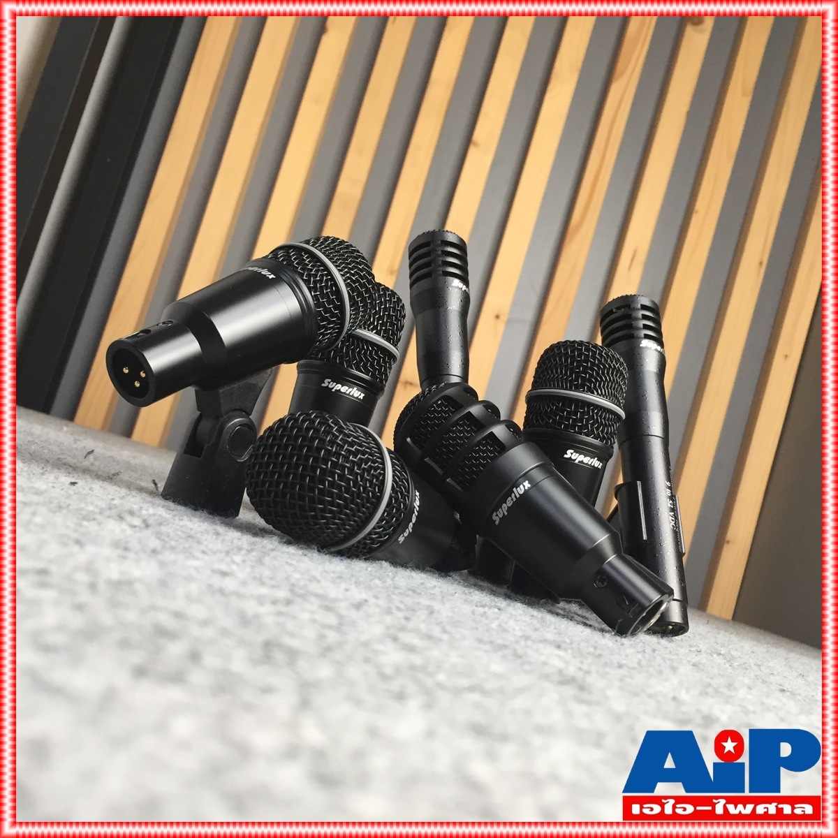 SUPERLUX DRKA5C2 ไมค์กลองชุด 7ชิ้น ไมค์ ไมค์ชุด ชุดMIC ไมค์กลอง MIC ชุดไมค์กลอง ไมค์หนีบกลอง เอไอ-ไพศาล
