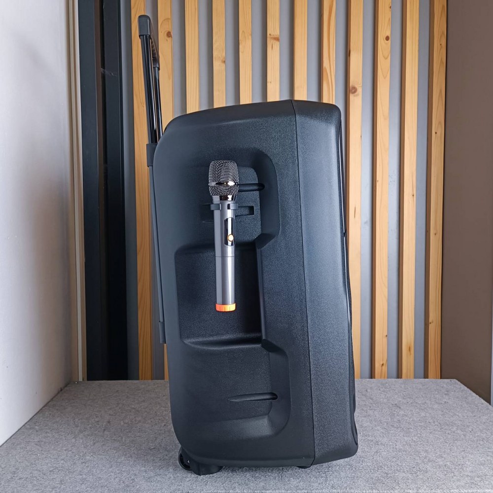 PROPLUS UX-15 ตู้ล้อลาก15นิ้ว ไมค์2ตัว UHF ปรับความถี่ได้ รองรับสัญญาณ Bluetooth บลูทูธ อัดเสียงได้ MP3/USB UX 15 UX15 ความถี่ใหม่ กสทช เอไอ-ไพศาล