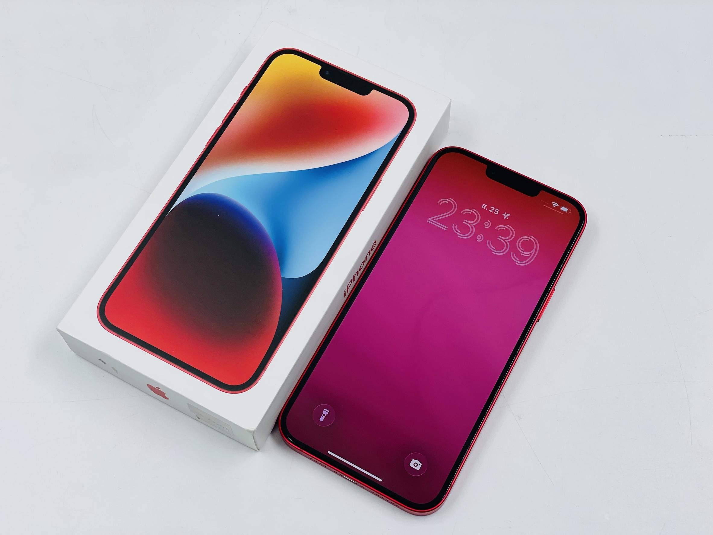 🍎 iPhone 14 Plus 128GB Red 🍎 ❤ #อย่าช้า! 14 Plus สภาพดี ครบกล่อง เครื่องเดิมๆ ราคาสุดคุ้ม ❤