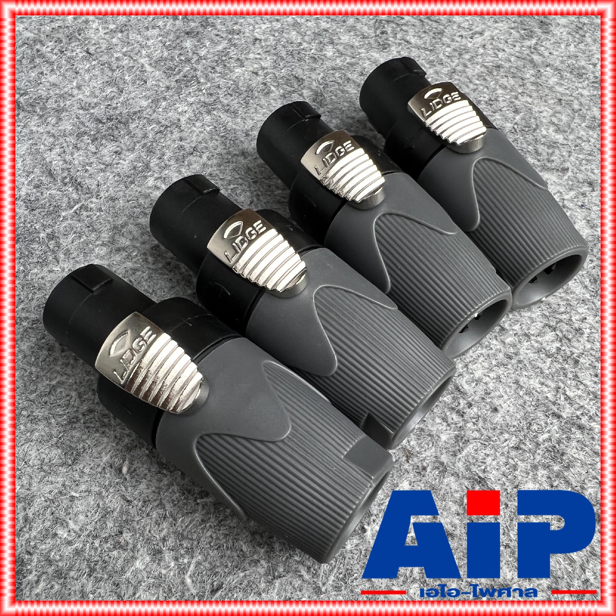 แพ็ค4ตัว Lidge YM-122A speakon สีดำ สเปคคอน ตัวผู้ แจ็คสเปคคอน YM 122 A สเปคคอนตัวผู้ สเปคคอนตู้ลำโพง YM122 เอไอ-ไพศาล