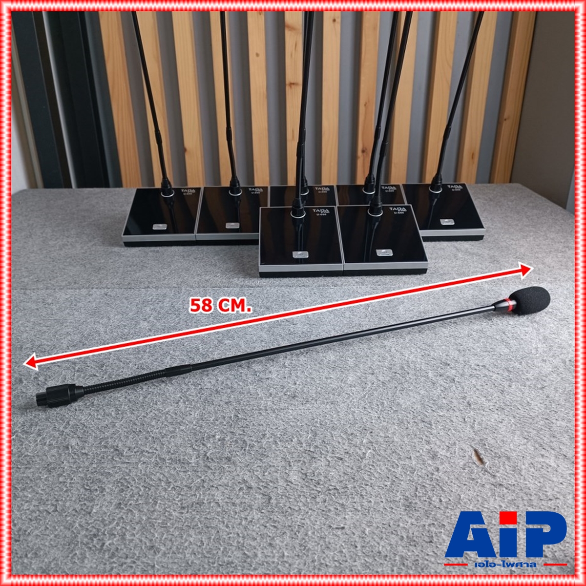 TADA U-600 ไมค์ตั้งโต๊ะไร้สาย 8ตัว UHF U600 U 600 TA DA จูนคลื่นความถี่ได้ ชุดห้องประชุม ไมค์ตั้งโต๊ะ ไมค์ลอย ไมค์ประชุมไร้สาย ไมค์ห้องประชุม ไมค์ก้านยาว tada ไมค์การประชุม TADA ชุดประชุมแบบไร้สาย เอไอ-ไพศาล