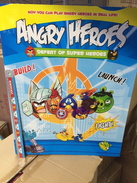 1278 เกมส์แองกี้เบริ์ดยิง มีเสียงไฟ กล่องใหญ่ (ของใหม่กล่องไม่สวย)