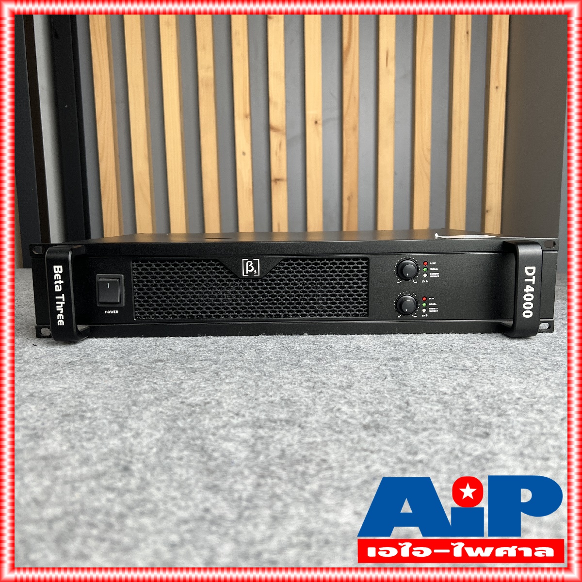 BETA THREE DT-4000 POWERAMP 2CH 1500W เพาเวอร์แอมป์ POW เครื่องขยายเสียงลำโพง เครื่องขยาย DT 4000 เพาเวอร์แอมป์DT-4000