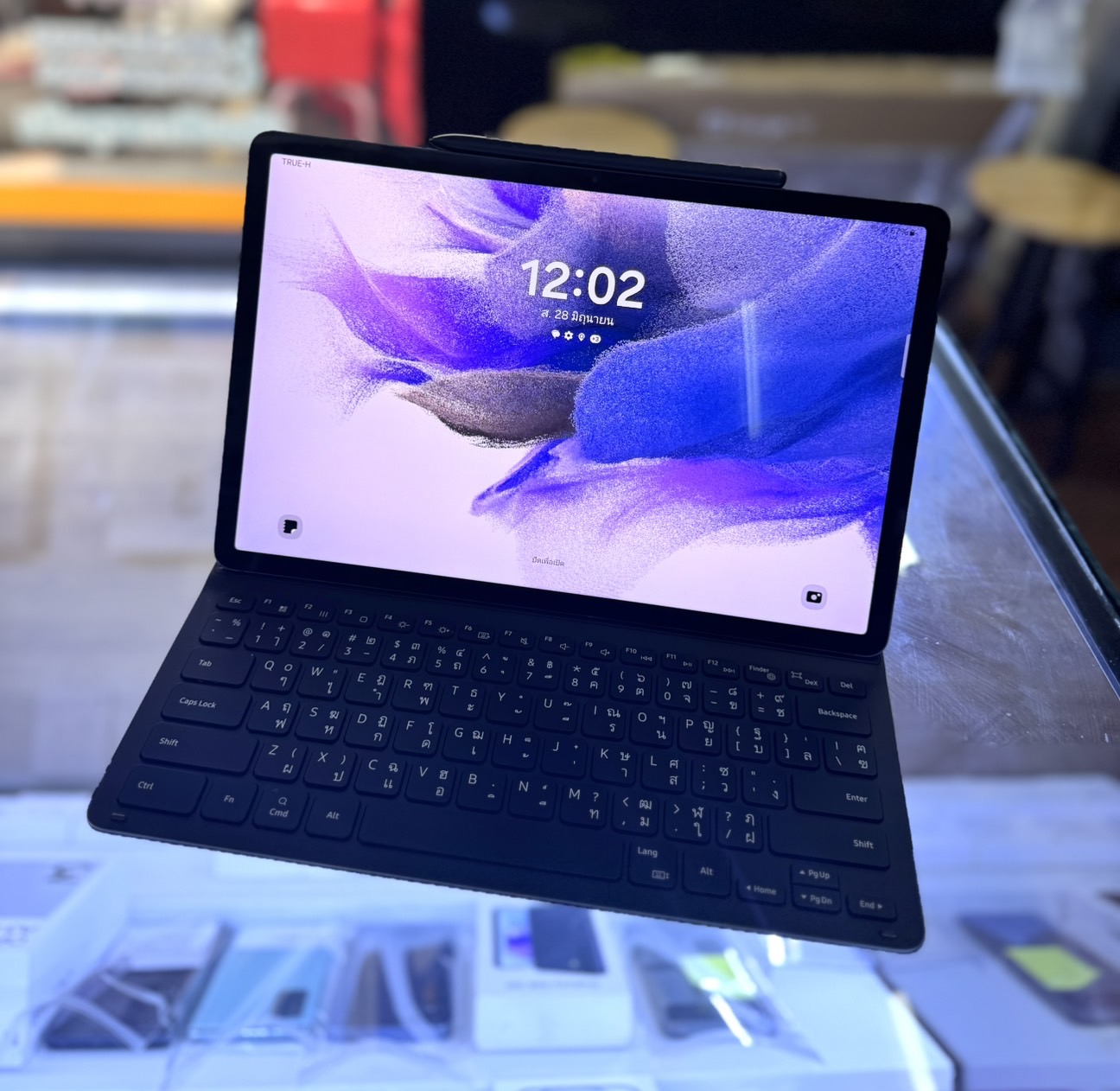 🥑 Samsung Galaxy Tab S7 FE LTE (4+64GB) Mystic Black 🥑 ครบเซ็ต ปากกา + คีบอร์ด คุ้ม 🥰