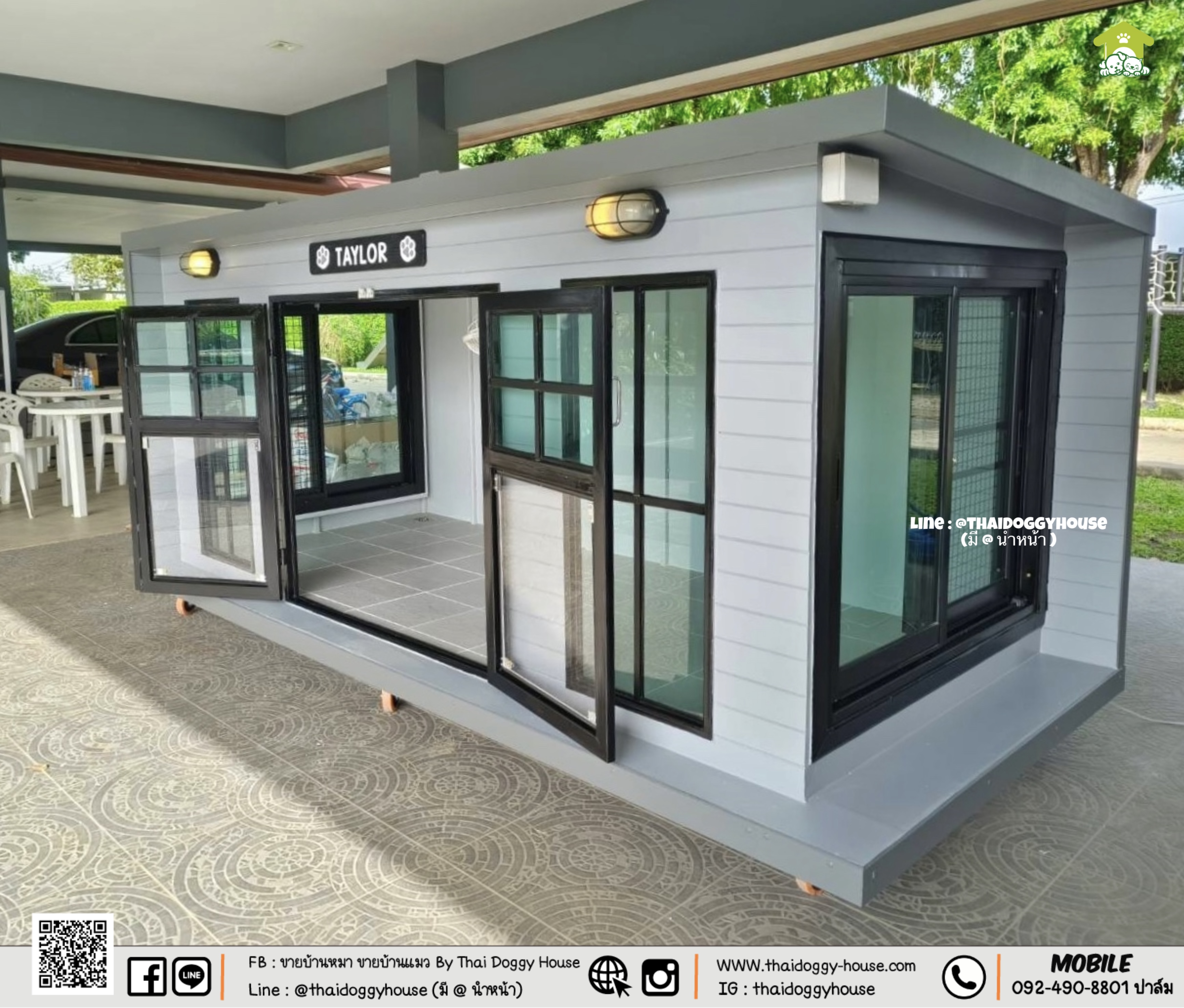 บ้านหมา บ้านแมว " 𝐁𝐎𝐗 𝐒𝐓𝐘𝐋𝐄 𝐁𝐘 𝐓𝐇𝐀𝐈 𝐃𝐎𝐆𝐆𝐘 𝐇𝐎𝐔𝐒𝐄 "