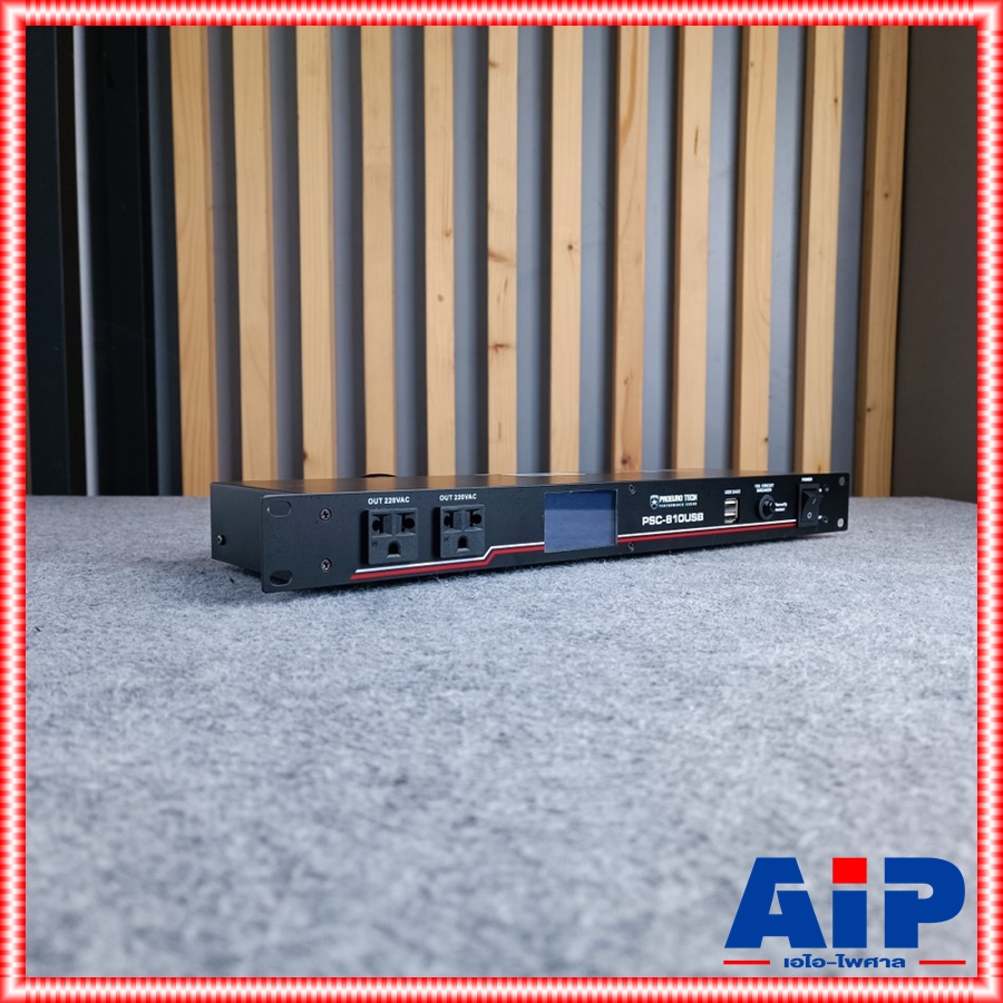 ปลั๊กพ่วงติดแร็ค PROEUROTECH PSC810USB ปลั๊กติดแร็ค ปลั๊กไฟตู้แร็ค ปลั๊กไฟติดตู้แร็ค ติดแร็ค PSC 810 USB PRO EUROTECH เอไอ-ไพศาล