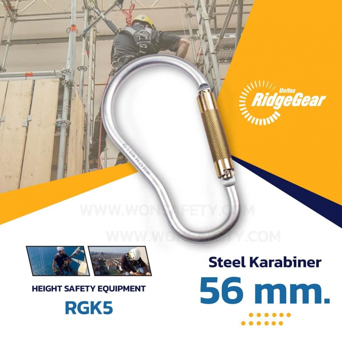 RGK5 Karabiner with Captive Pin