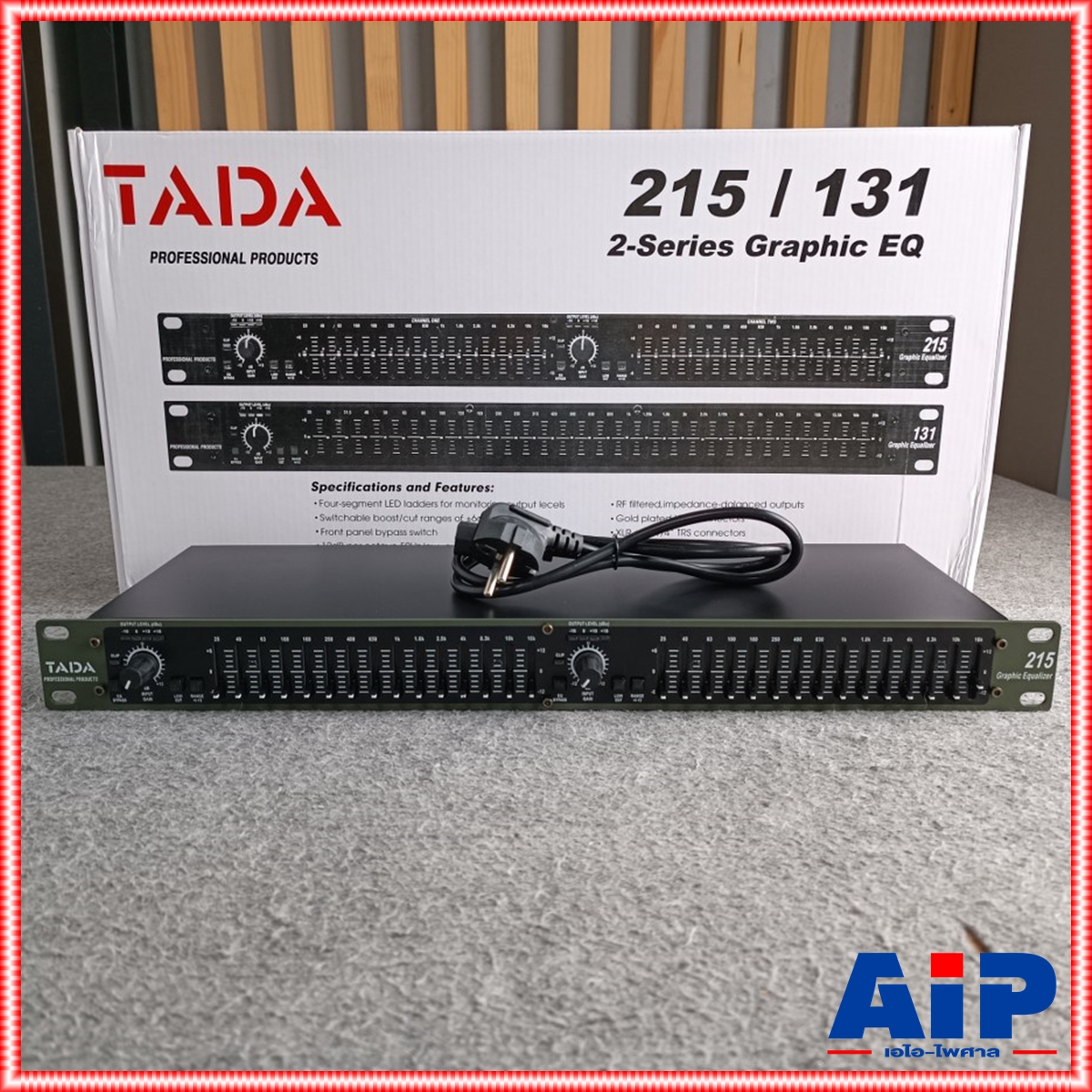 TADA 215XL EQ TADA EQ215 EQ-215 อีคิว อีควาไรเซอร์ อุปกรณ์ ปรับแต่งเสีียง ทาดา เครื่องปรับแต่งสัญญาณเสียง Stereo Graphic Equalizer TADA 215 เอไอ-ไพศาล