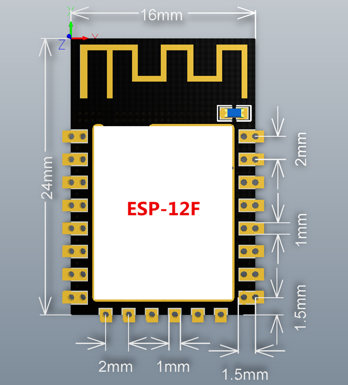 ESP-12F (ESP-12E upgrade) ESP8266 remote serial Port WIFI wireless module