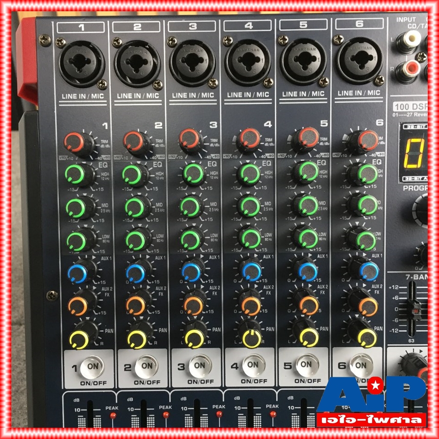 MICROTECH MT-P6 powermixer เพาเวอร์มิกเซอร์ 6 แชนแนล กำลังขับ 2x300W 4 Ohm เอฟเฟคแท้ MT P 6 MTP 6 MTP6 เอไอ-ไพศาล