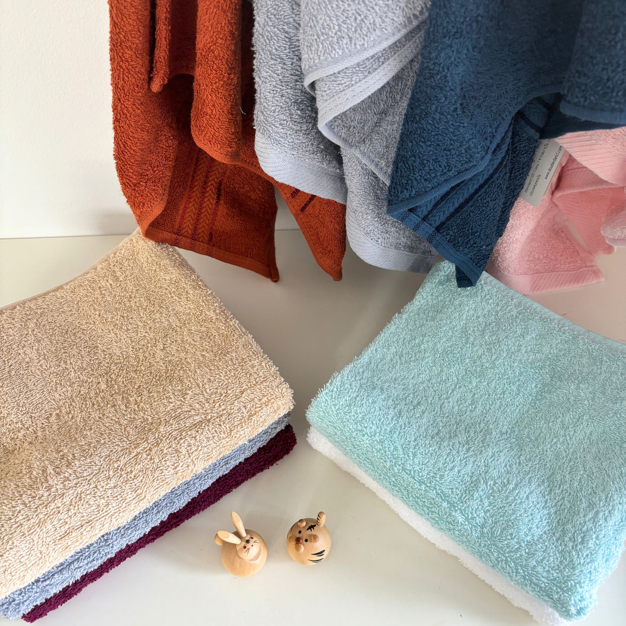 🍀HAVEN Towel SILVER SOFT Cotton 100% ผ้าเช็ดผม ผ้าขนหนู ผ้าคอตตอน 100% ขนาด 16 x 32 นิ้ว HAVEN แท้💯SILVER SOFT