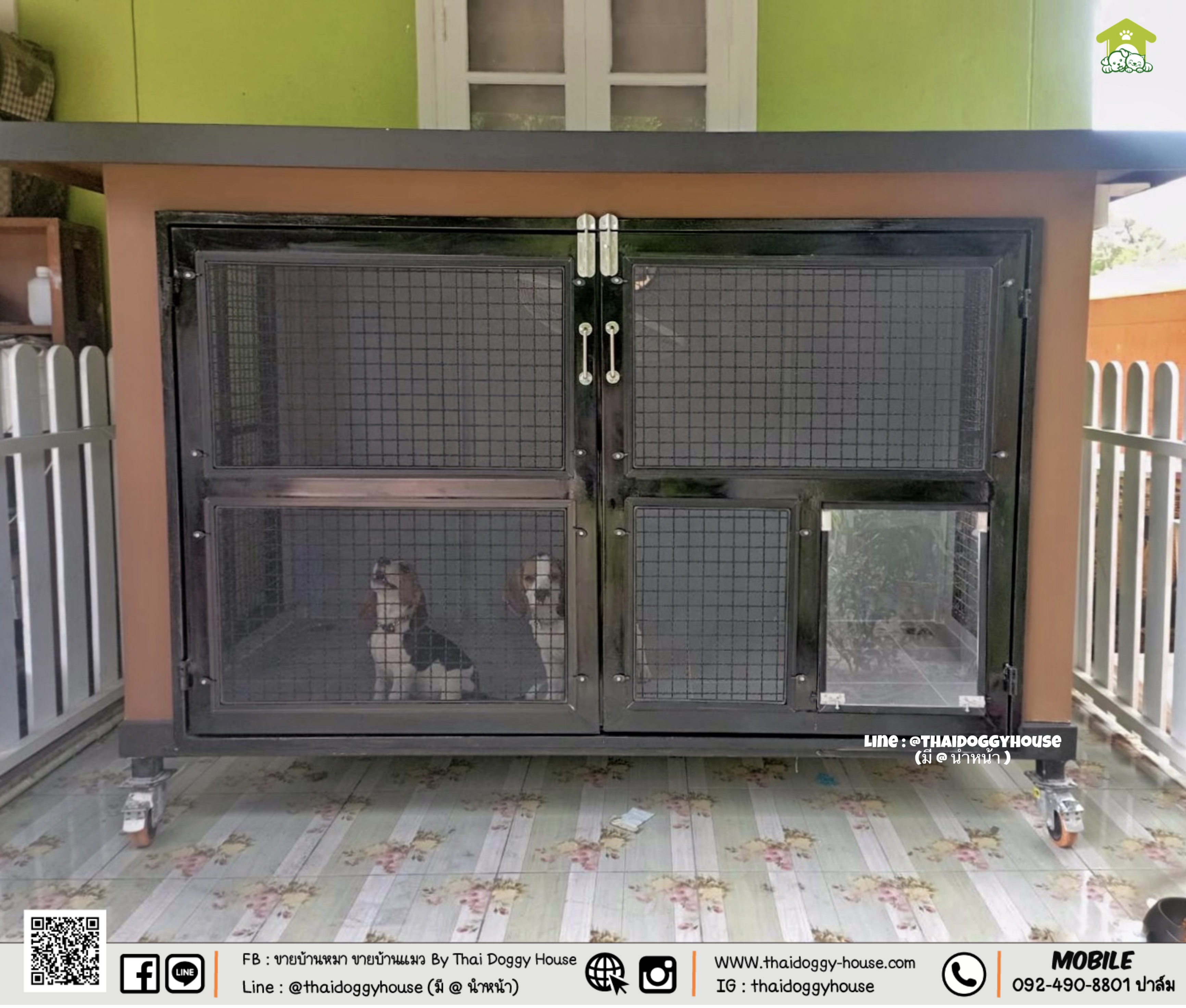 บ้านหมา บ้านแมว " 𝐁𝐎𝐗 𝐒𝐓𝐘𝐋𝐄 𝐁𝐘 𝐓𝐇𝐀𝐈 𝐃𝐎𝐆𝐆𝐘 𝐇𝐎𝐔𝐒𝐄 " &#x