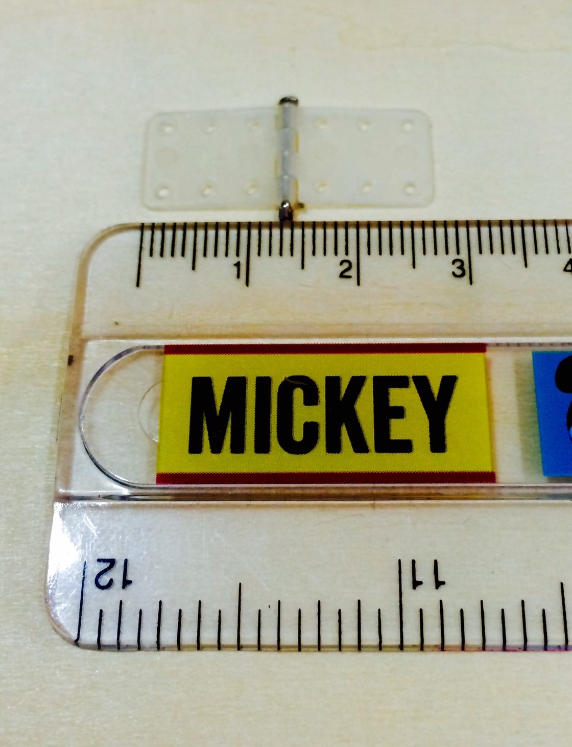 บานพับแบบแผ่น #5 27mm.x11mm.