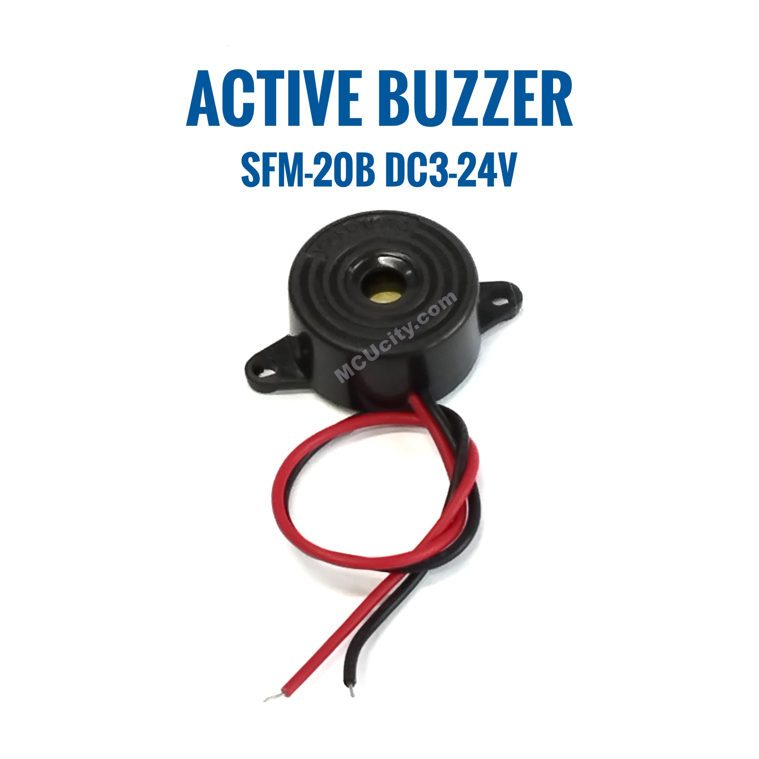 SFM-20B Decibel Active Buzzer Alarm Speaker DC3-24V Continuous Sound Buzzer 2312 Piezoelectric Piezo Electronic