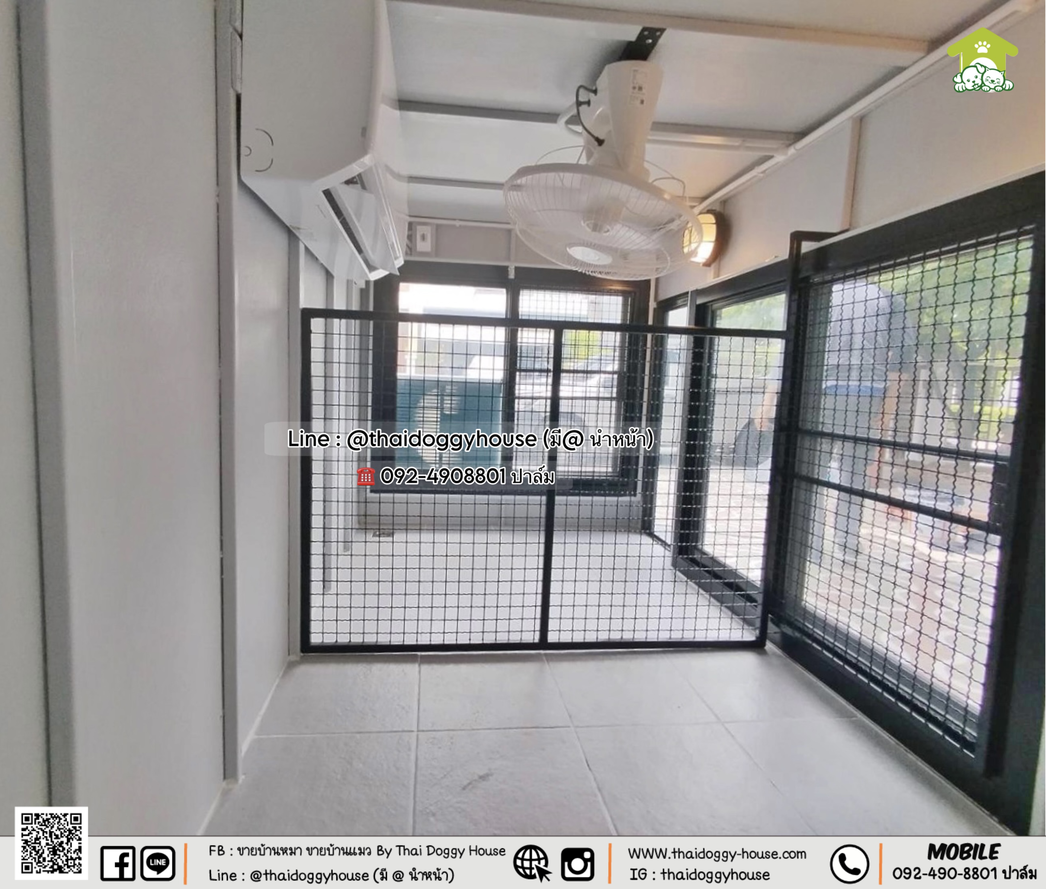 บ้านหมา บ้านแมว 𝐓𝐡𝐚𝐢 𝐝𝐨𝐠𝐠𝐲 𝐡𝐨𝐮𝐬𝐞 แบบบ้าน 𝐁𝐨𝐱 𝐒𝐭𝐲𝐥𝐞