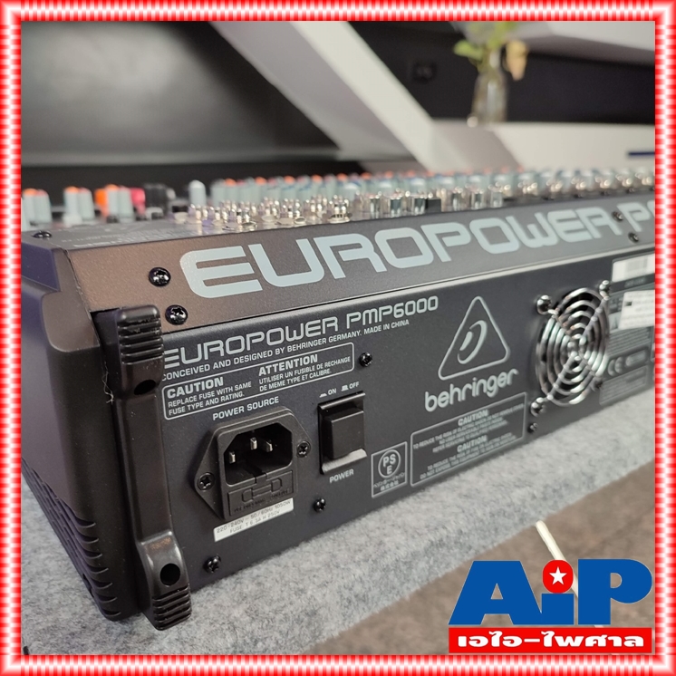 BEHRINGER PMP-6000 POWER MIXER เพาเวอร์มิกเซอร์ 1600 วัตต์ 20 Channel PMP 6000 PMP6000 +++ เอไอ-ไพศาล