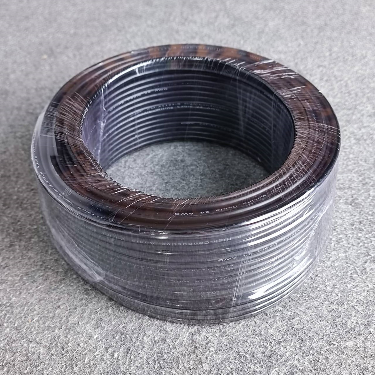 ขด50เมตร CM สายชีลด์ สเตอริโอ 4mm 24awg CM-A1124 สายสัญญาณ สายไมค์ CM A1124 เอไอ-ไพศาล