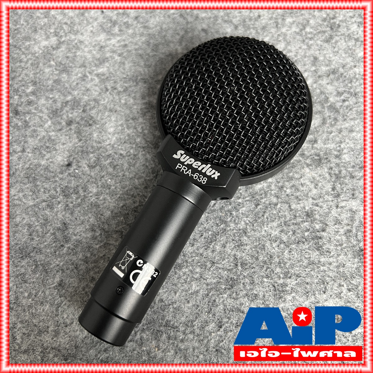 SUPERLUX PRA638 ไมค์ตู้กีตาร์ CONDENCER ไมค์เครื่องดนตรี PRA 638 ไมค์จ่อ ตู้กีต้าร์ PRA-638 instrument microphone