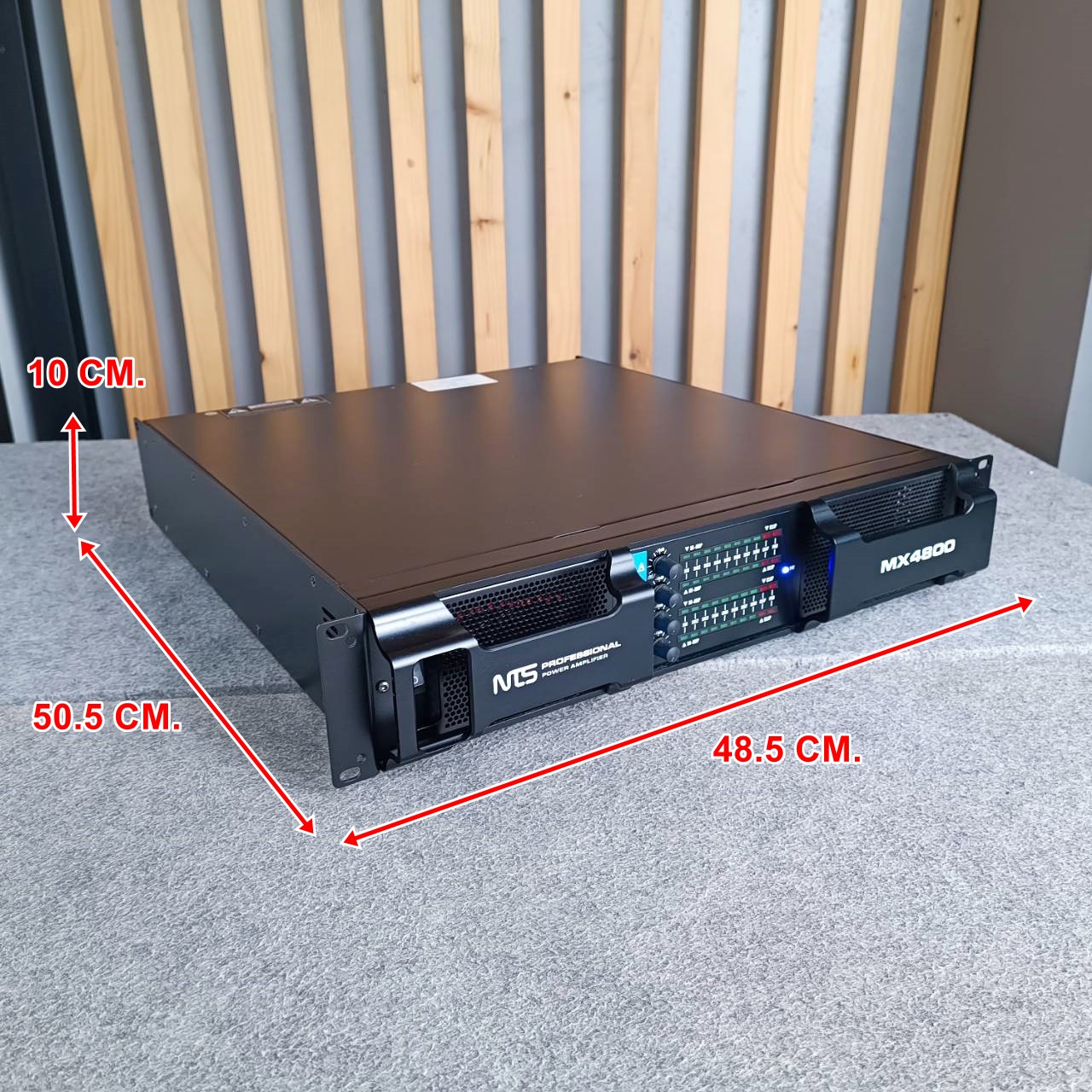 NTS MX-4800 poweramp 4CH เครื่องขยายเสียง MX 4800 เพาเวอร์แอมป์ 4 แชนเนล คลาส H MX4800 เอไอ-ไพศาล