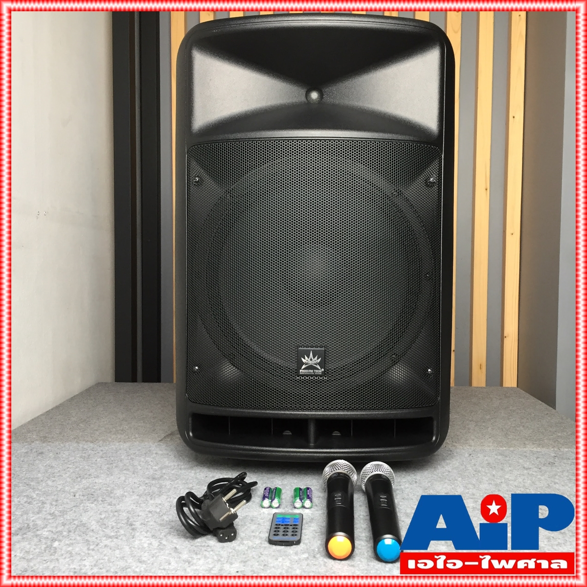 ลำโพงล้อลาก ไมค์ลอย UHF PROEUROTECH KF-15U ตู้ลำโพงอเนกประสงค์ ขนาด 15นิ้ว รองรับ USB,Bluetooth พร้อมไมค์โครโฟนไร้สาย คลื่นความถี่ UHF KF15U KF 15U PRO EUROTECH โปรยูโรเทค เอไอ-ไพศาล