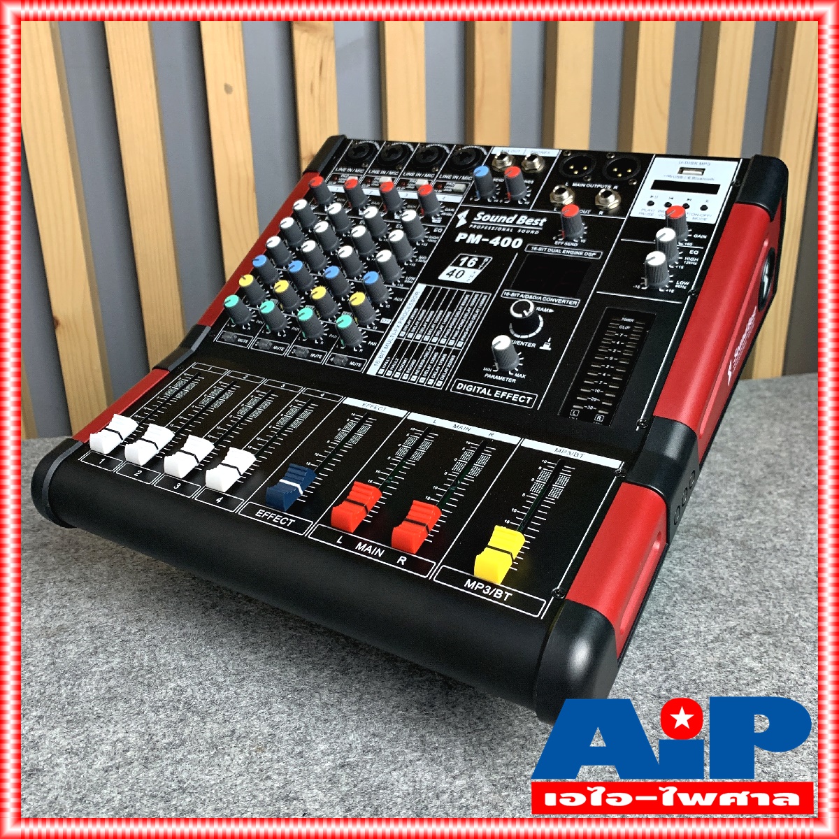 SOUNDBEST PM-400 POWER MIXER มิกซ์ มิกเซอร์ เพาเวอร์มิกซ์ PM 400 PM400 เครื่องเสียง ซาวด์เบส sound best powermixer เอไอ-ไพศาล +++