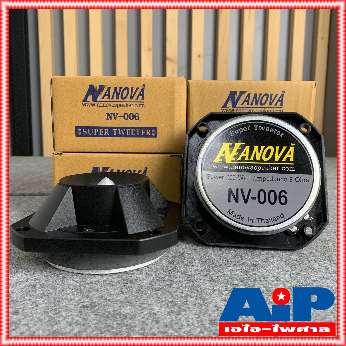 1ดอก NANOVA NV006 ลำโพงแหลมจรวด ราคาสินค้าต่อ1ดอกครับ ขนาดตัวลำโพง 12x12x5.5 เซนติเมตร ลำโพงแหลม ดอกลำโพงแหลม NV-006 NV 006
