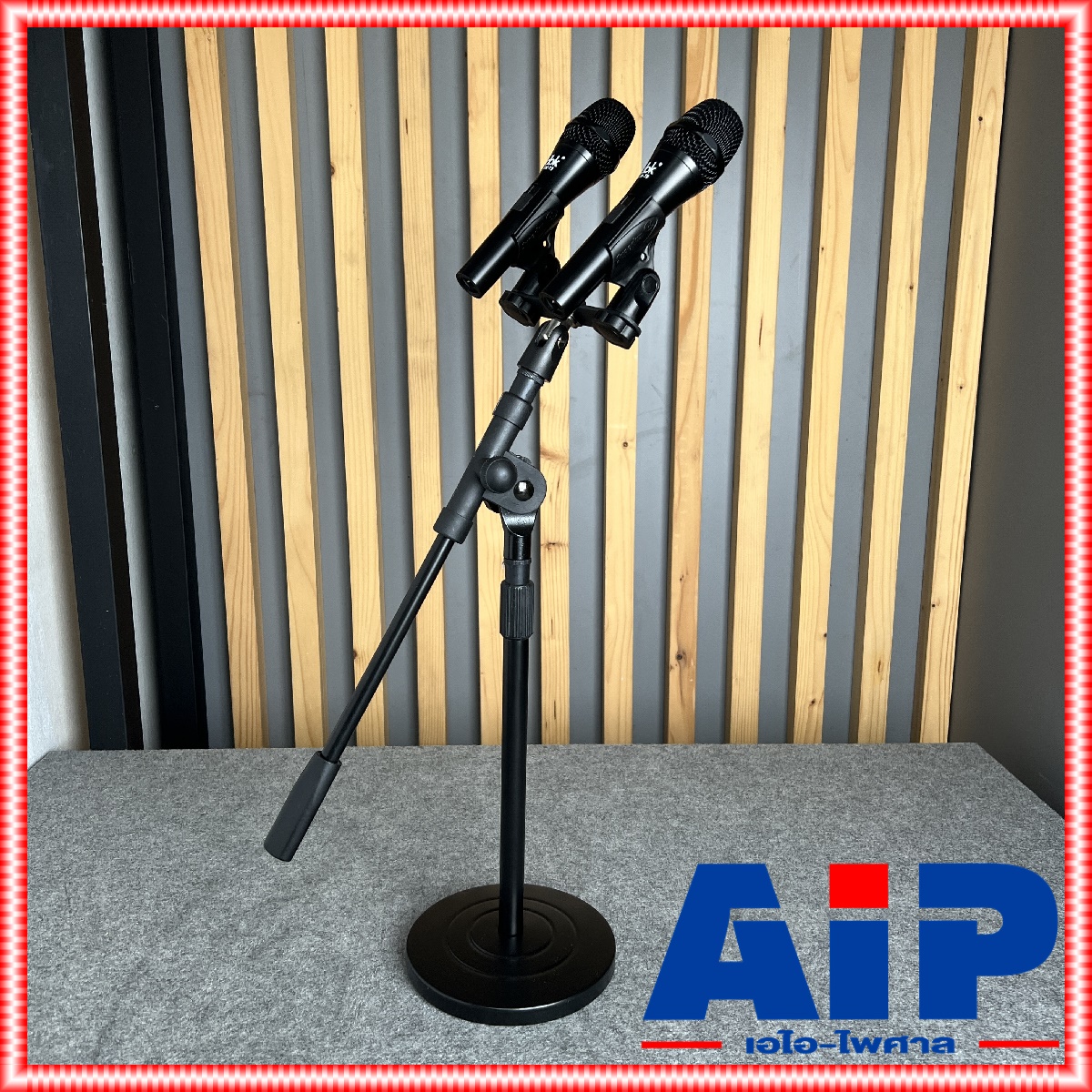 *ไม่รวมคอสวมไมค์และขาไมค์* ที่ใส่คอไมค์3จุด (เขาควาย) W&H SUPERLUX C3 C-3 C 3 วัสดุทำจากเหล็ก แข็งแรงทนทาน เอไอ-ไพศาล