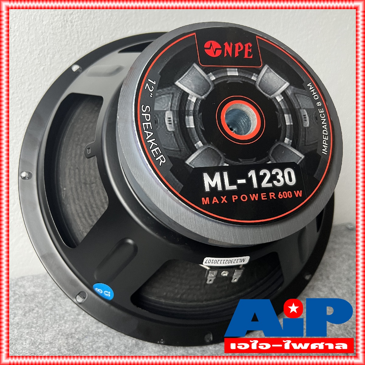 1ดอก NPE ML1230 ดอกลำโพง 12 นิ้ว 300W ราคาต่อ1ใบ โครงปั้ม วอยล์2นิ้วครึ่ง ML 1230 ลำโพง12นิ้ว ML-1230 ลำโพง 12นิ้ว