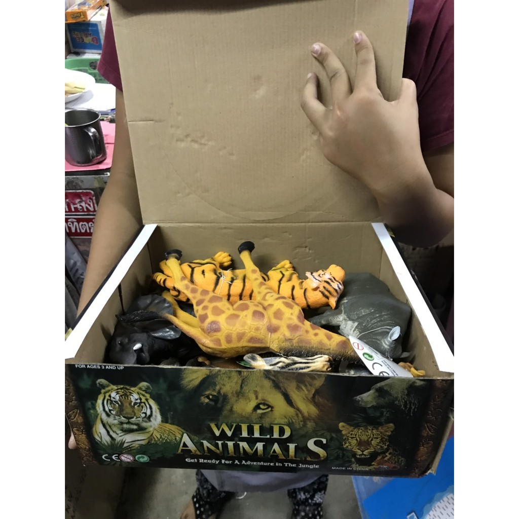 S60658 ของเล่นโมเดลสัตว์ป่าเล่นมือ สัตว์เล่นมือ โมเดลสัตว์ ปลีกตัวละ sale