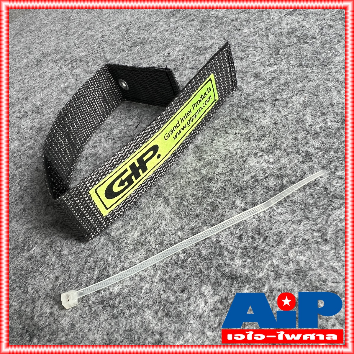 แพ็ค10เส้น สายรัดGIP สีเทา สายรัดสาย สายรัดสายลำโพง สายรัดสายสัญญาณ GIP สายรัด ยาว 272mm