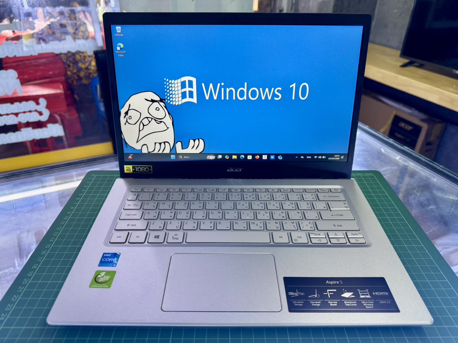 🖤 Acer Aspire 5 A514-54-3288 i3-11 8/512GB Silver 🖤 🌻🌻🌻 รีบเลยย Acer Aspire 5 A514-54 สภาพดี พร้อมมมใช้งาน 🌻🌻🌻 🖥 Notebook สเปค เรียน + ทำงาน ราคาเบาๆ 🖥