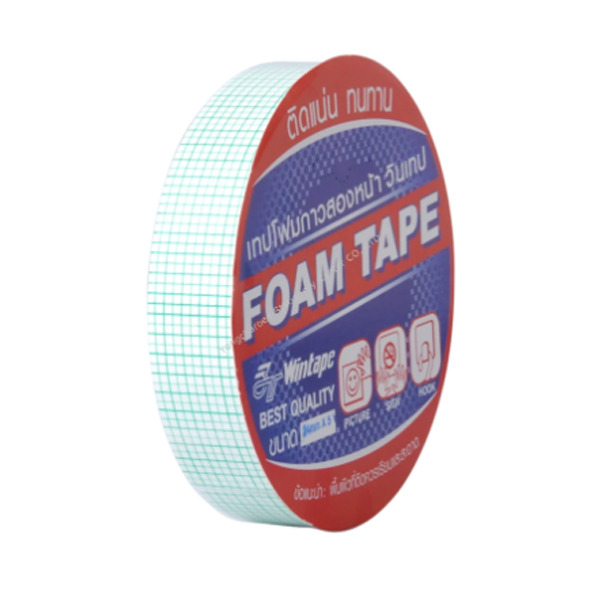 เทปโฟม 2 หน้า Wintape 1" x *5 หลา