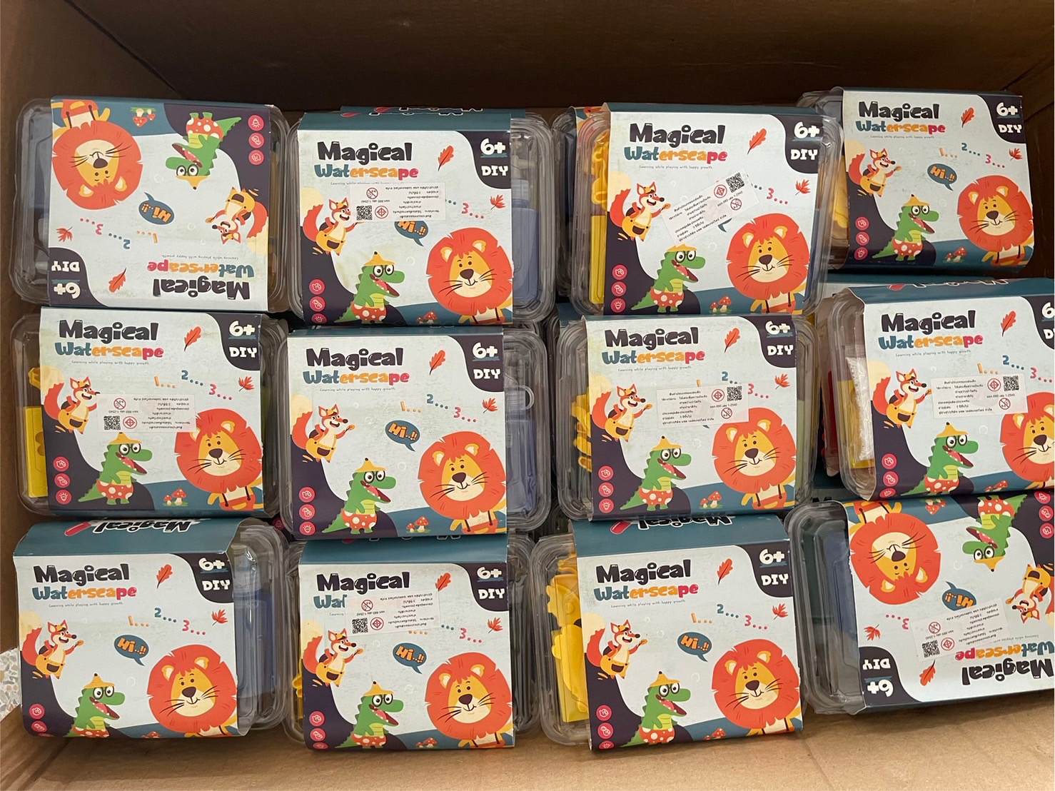 690 ของเล่นเด็กเจลลอยน้ำพิมพ์รูปสัตว์ เจลน้ำใส่ถพิมพ์ ปลีกกล่องละ