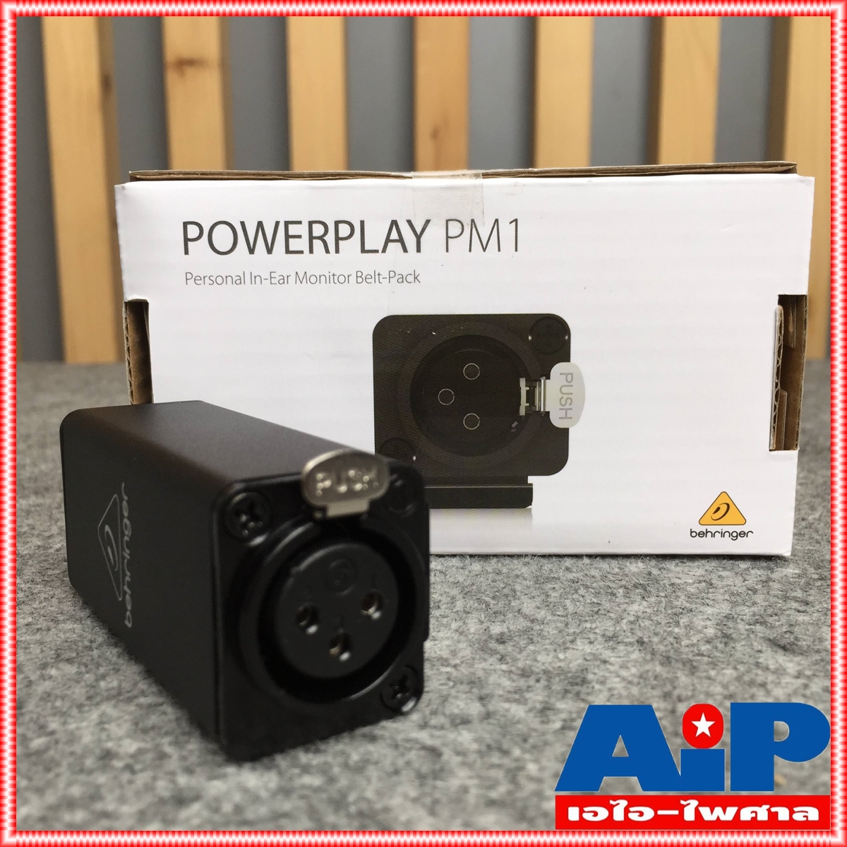 BEHRINGER PM1 in-ear monitor amplifier EarMonitor เครื่องช่วยฟัง หูฟังMonitor เครื่องเสียบหูฟัง เอไอ-ไพศาล +++