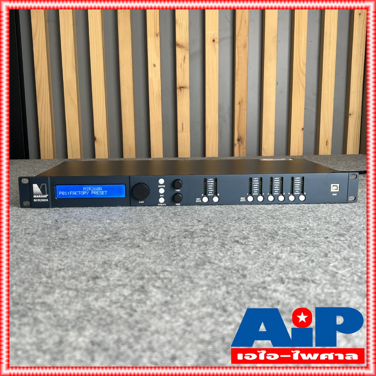 MARANI MIR260A ครอสโอเวอร์ดิจิตอล loudspeaker processor MIR-260A MIR 260 A MIR-260 MIR260 อไอ-ไพศาล