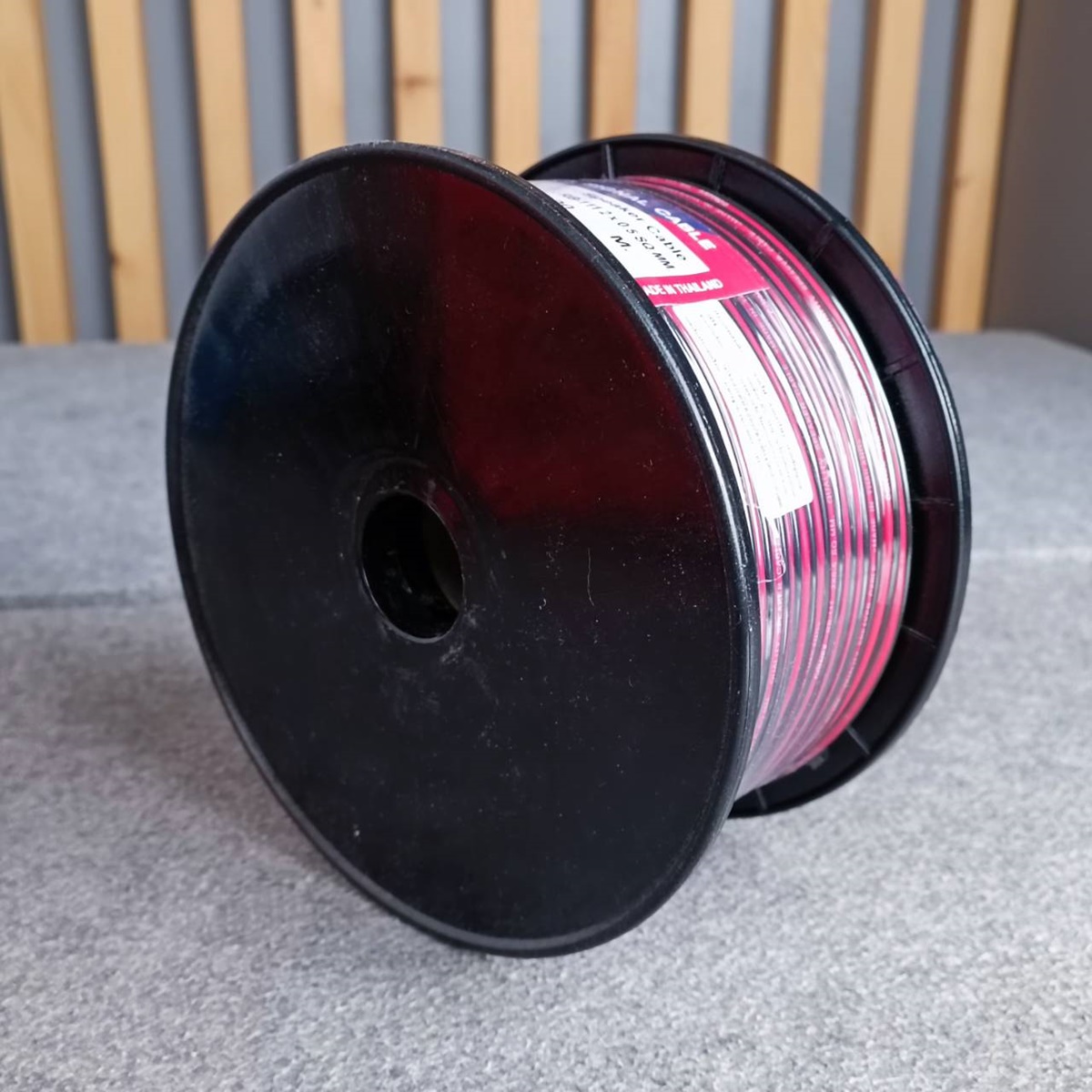 ขด100เมตร CONNEX RB-111 2X0.5 SQ.MM.สายลำโพงดำแดง RB111 RB 111 สายลำโพง ดำ-แดง สายลำโพง2x0.5 ทองแดงชุบ เอไอ-ไพศาล