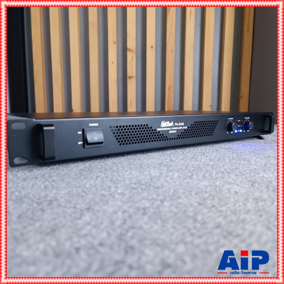 HOTROCK FA-2350 poweramp 1U 2ชาแนล พาวเวอร์แอมป์ แอมป์ขยายเสียง ซัพพลายแบบสวิทชิ่ง 2CH FA 2350 FA2350 เอไอ-ไพศาล