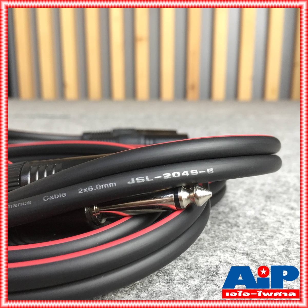 2เมตร DYNACOM สาย P. CANNON - P. MIC ข้างละ2หัว J2049-6 แคนนอนตัวผู้ 2หัว ออก ปลั๊กไมค์โนโน2หัว สายสัญญาณ ไดน่าคอม เอไอ-ไพศาล