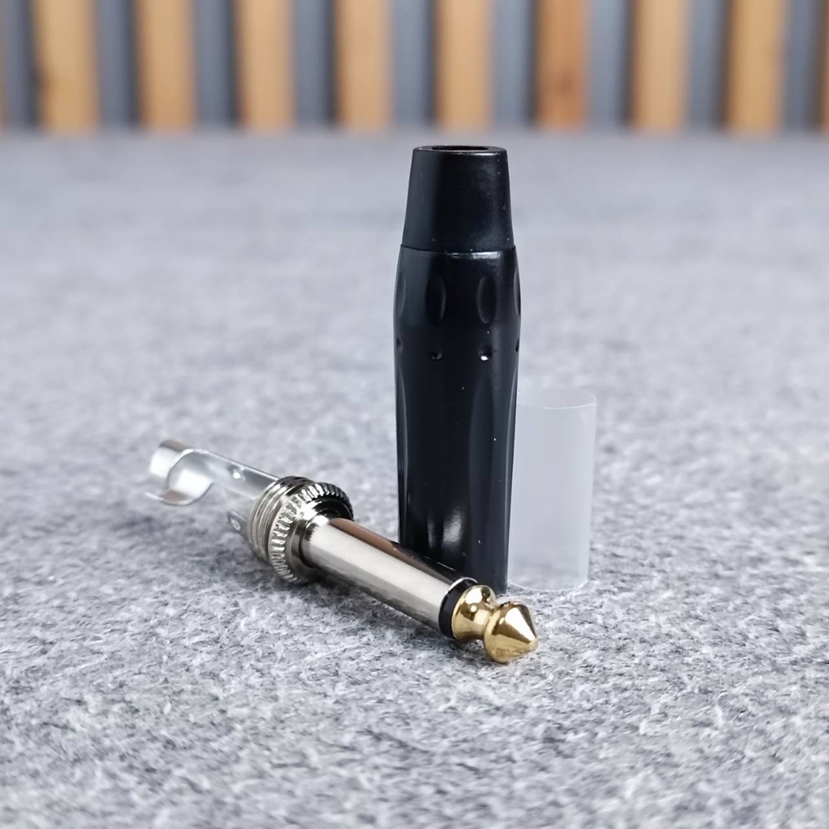 แพ็ค4ตัว ด้ามตรง TADA GYJ-01BK phone mono ดำ ปลั๊กไมค์โมโน แจ็คไมค์monoตัวผู้ GYJ 01BK GYJ01BK เอไอ-ไพศาล