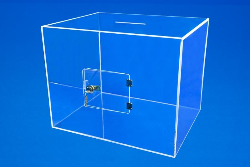 กล่องรับความคิดเห็น กล่องรับบริจาค อะคริลิค อะคริลิค Acrylic Box