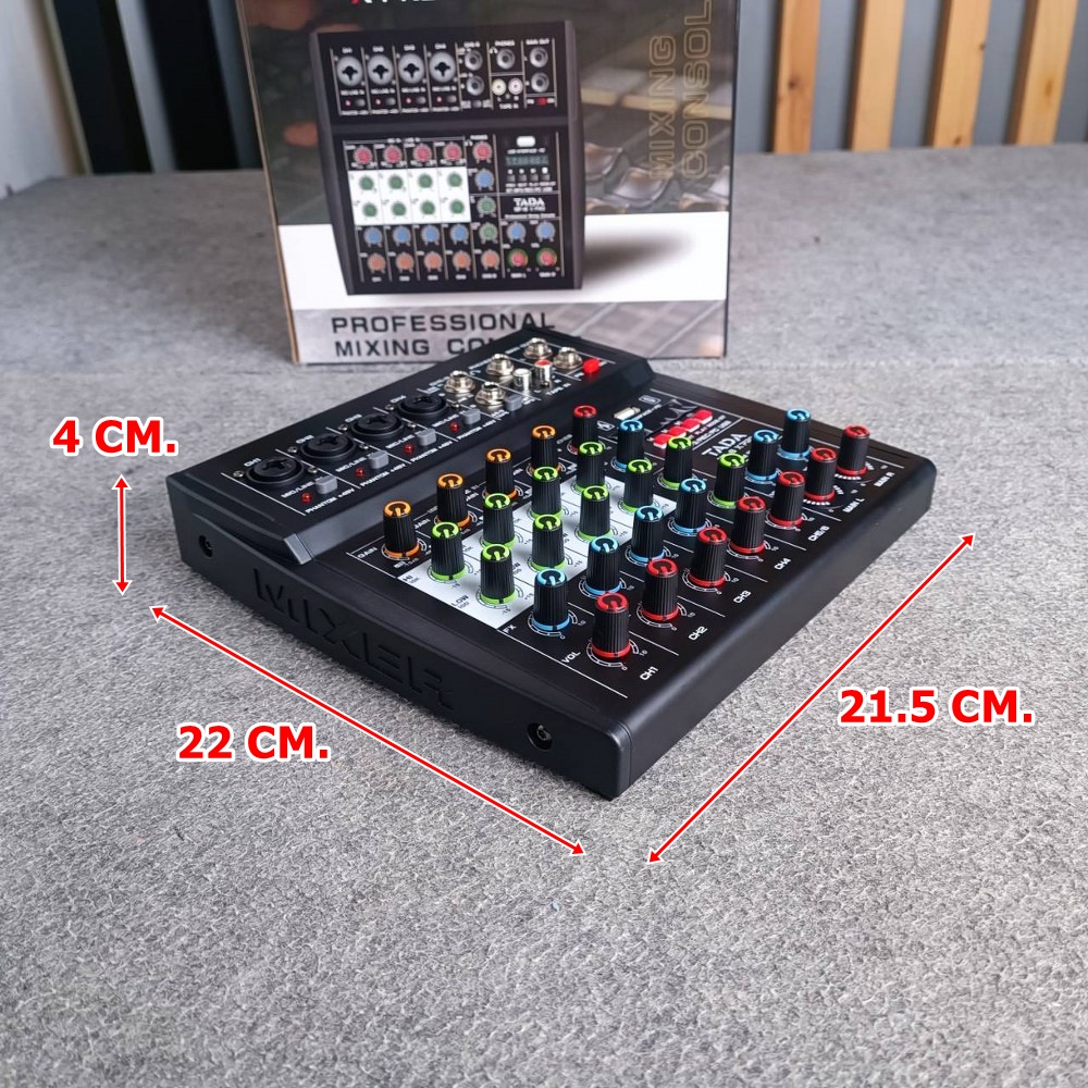 TADA MF-6 MIXER มิกเซอร์ TADA MF 6 MF6 มิกเซอร์ TA DA รองรับ BLUETOOTH มิกเซอร์บลูทูธ 6 input มิกซ์ บลูทูธ มิกเซอร์ Bluetooth mixer เครื่องเสียง มิกเซอร์จิ๋ว มิกเซอร์เอฟเฟค เอไอ-ไพศาล