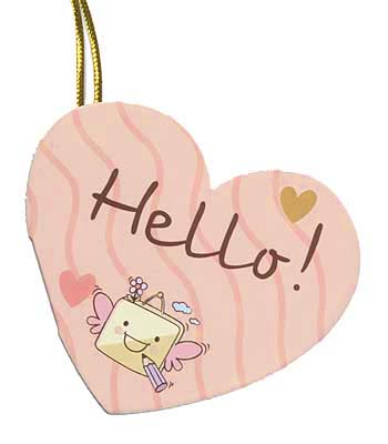 Gift Tag รูปหัวใจ มีให้เลือก 18 แบบ