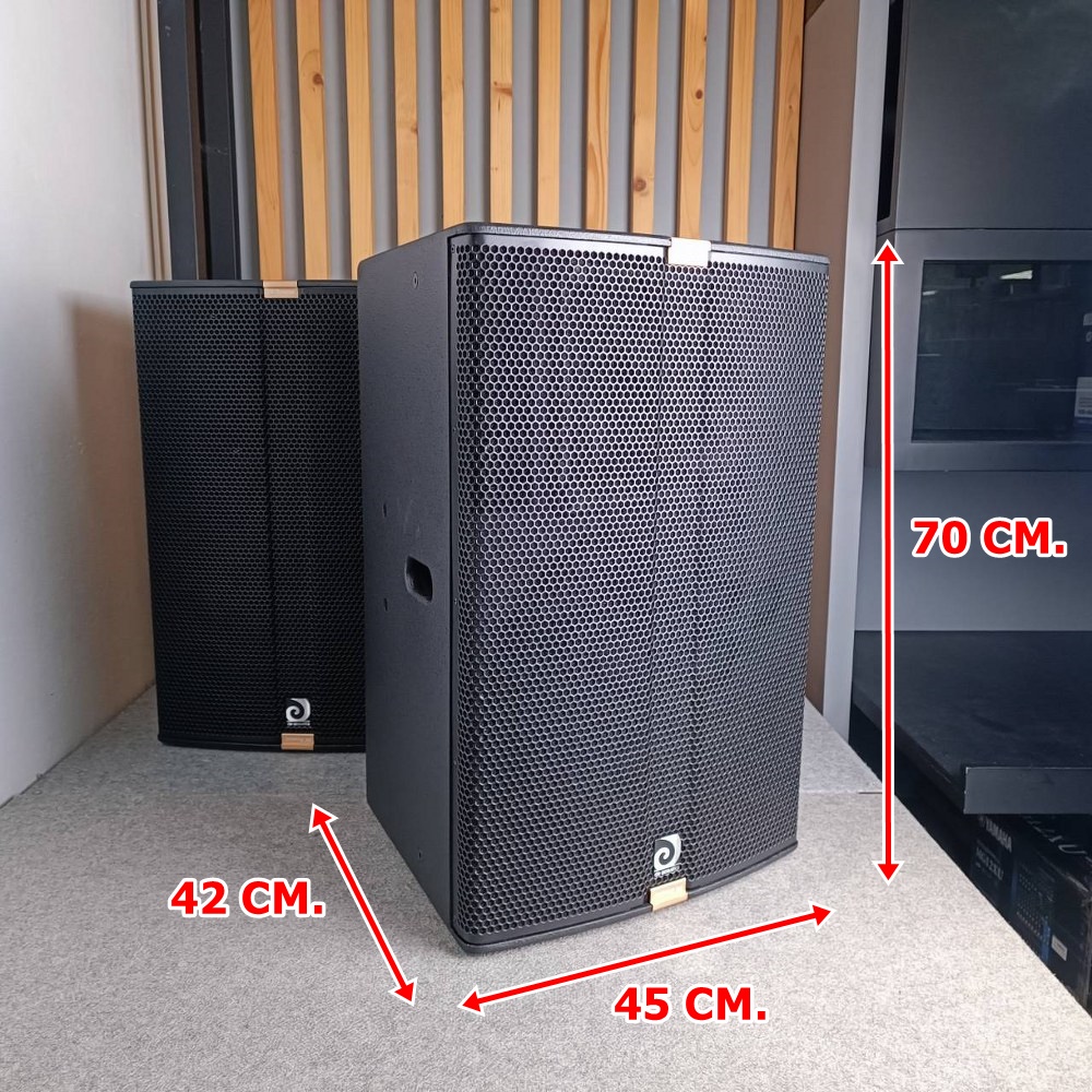 1คู่ DE ACOUSTIC PD-15 ตู้ลำโพง 15นิ้ว (คู่ละ) ตู้ลำโพง 15 นิ้ว เหมาะ สำหรับงานเสียงกลางแจ้ง สามารถวางเป็นมอนิเตอร์ได้ PD15 PD 15 เอไอ-ไพศาล