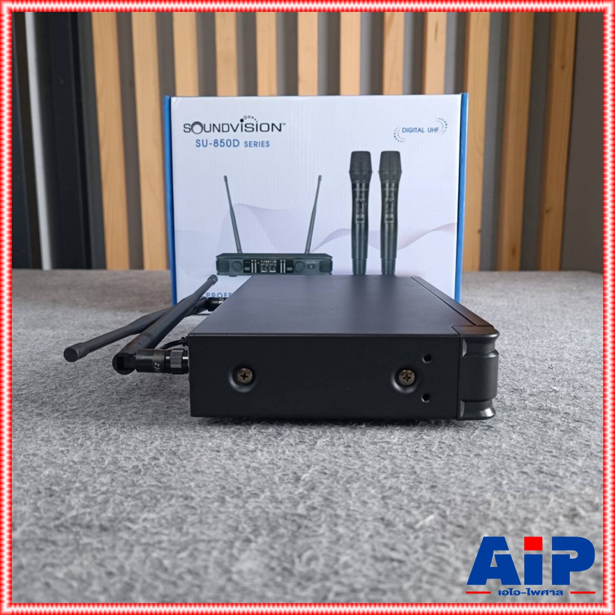 SOUNDVISION SU-850DA/HT ไมค์ลอยคู่ ชุดไมค์ลอย ดิจิตอล มือถือคู่ ย่าน UHF SU-850DA SU850DA SU850 DA SU 850 DA เอไอ-ไพศาล +++