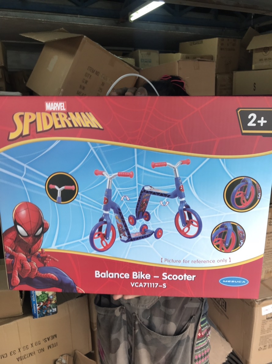 VCA-71117S ของเล่นสกู๊ตเตอร์เป็นไถขาสไปเดอร์แมน ลิขสิทธิ์ถูกต้อง