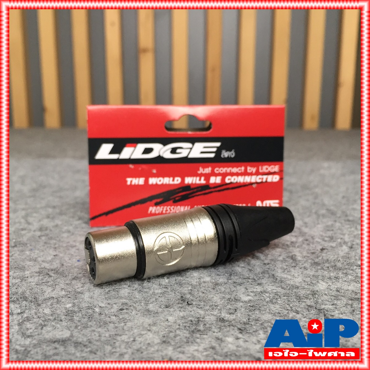 แจ๊ค XLR ตัวเมีย 3ขา LIDGE YM-001A / YM-001C มีให้เลือก 6สี ปลั๊ก XLR ตัวเมีย CANNON แคนนอน YM001A YM 001 A C