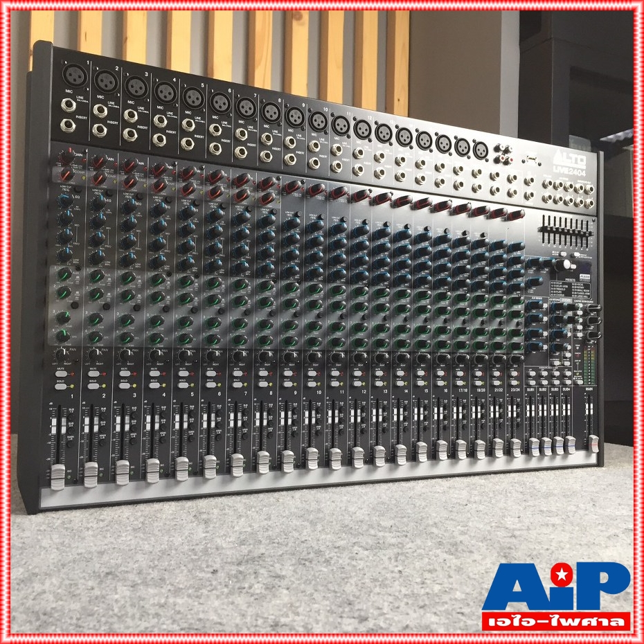 ALTO LIVE-2404 MIXER เครื่องแต่งเสียง เครื่องปรับแต่งเสียง เครื่องเสียง มิกเชอร์ มิกซ์ LIVE 2404 LIVE2404 เอไอ-ไพศาล