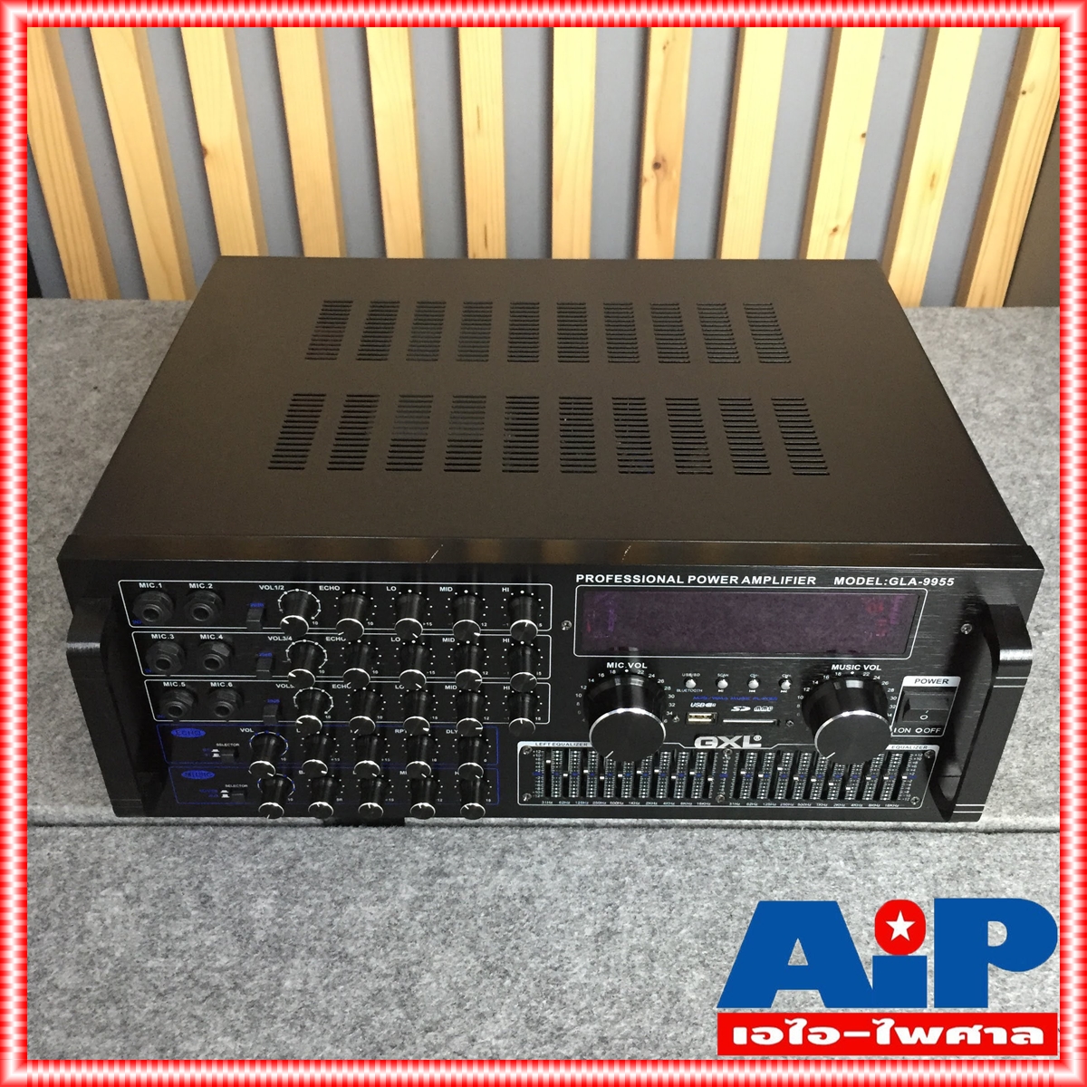 GXL GLA-9955 แอมป์ บลูทูธ GLA 9955 แอมป์ คาราโอเกะ แอมป์ GLA9955 เครื่องขยายเสียง เอไอ-ไพศาล