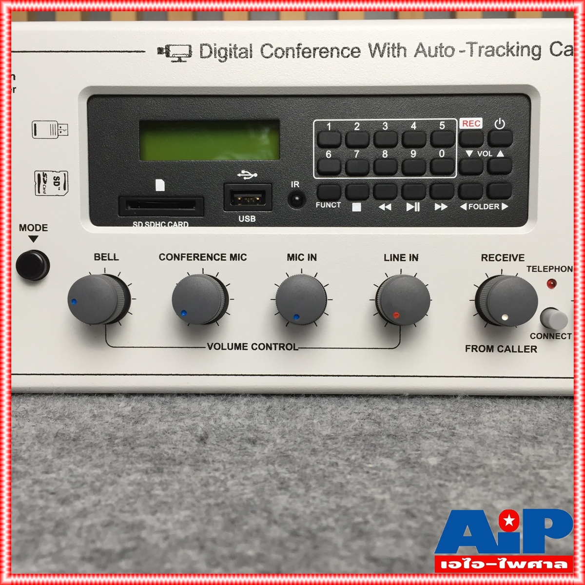 NPE CF-5MPRตัวควบคุม เครื่องควบคุมไมค์ ชุดควบคุมไมค์ CF5MPR ชุดควบคุมไมค์ประชุม ตัวจ่ายไฟ CF 5MPR ตัวควบคุมไมค์